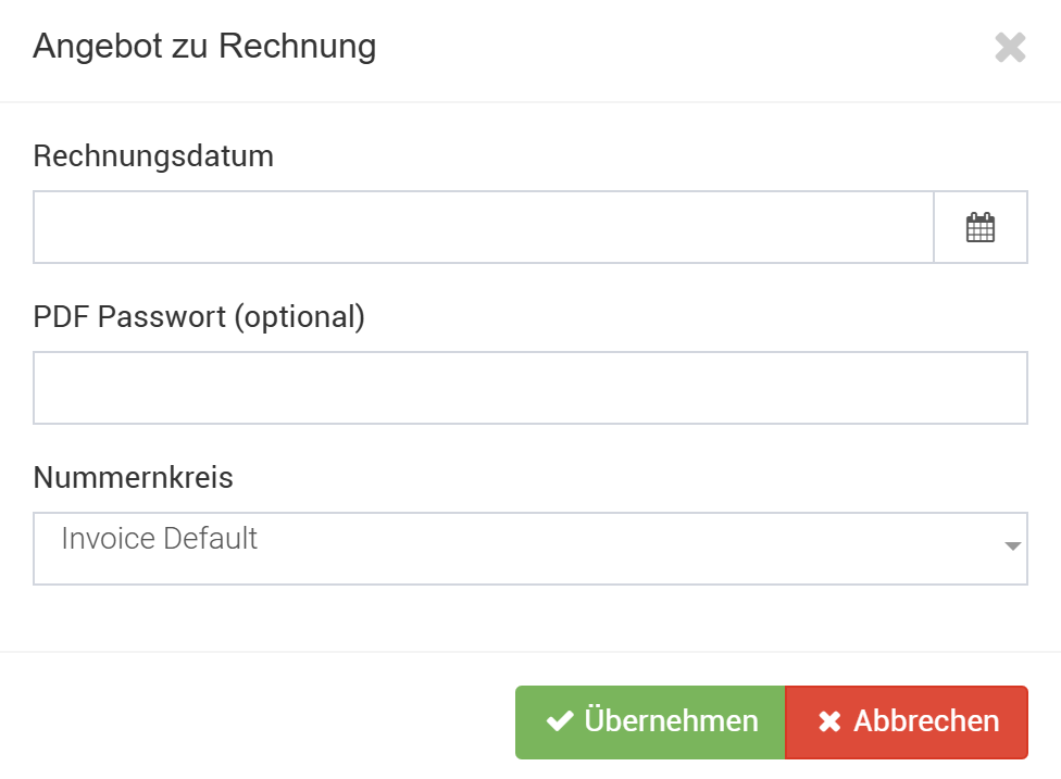 Cenové ponuky zu Faktúry