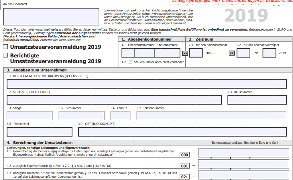 DPHvoranmeldung na Slovensku